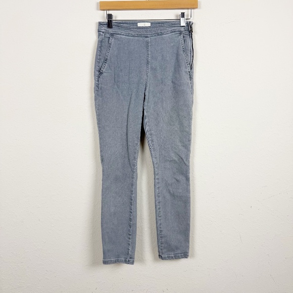 Sezane Clara Trousers Gray Denim Pants Size 34 - Picture 2 of 6